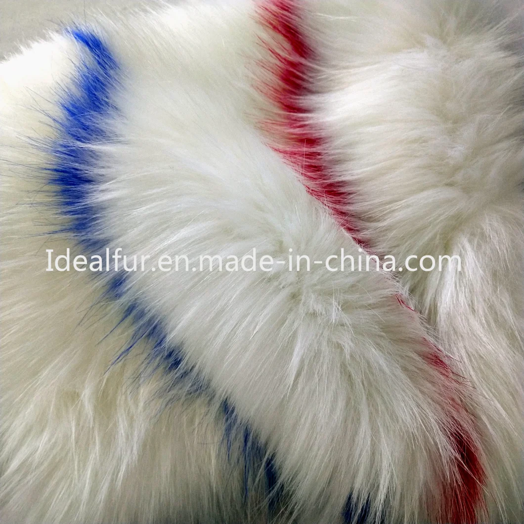 High Soft Jacquard Faux Racoon Fur