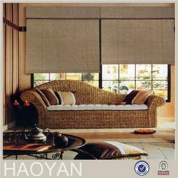 100% handmade woven wood window shade