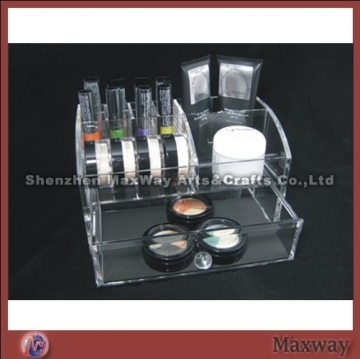 Transparent Acrylic Makeup Organizer with Large Draw