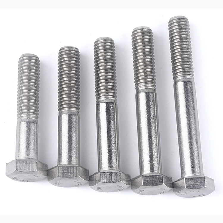 عالي الجودة من الفولاذ المقاوم للصدأ M7 DIN933 HEX BOLT