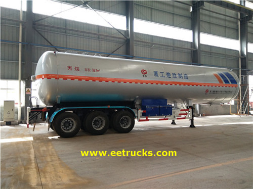 59100 Liters 3 Axle LPG Tanks Trailer