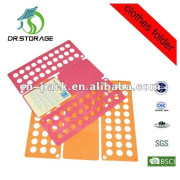 plastic cloth folding board/cloth folder