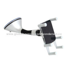 Car Holder, Suitable for Mobile Phones, GPS, PDAs, Made of ABS Material