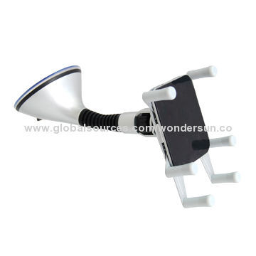 Car Holder, Suitable for Mobile Phones, GPS, PDAs, Made of ABS Material