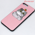 Embroidery patch Flower TPU Unbreak Cell Phone Cases