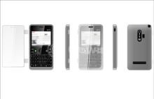 Four Frequency Qwerty Keypad Mobile Phone , Black / Silver And 8w Pixel