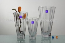 modern transparant glass vase