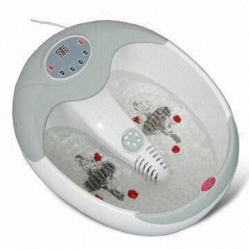 Foot/Spa/Leg/Electrical Massager with Vibration/Bubble Massage and Ozone Effect, CE-/RoHS-approved