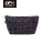 Luminous geometric patterns handbags women pu leather bag cosmetic makeup lattice lady purse