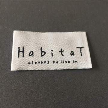 High Density Woven Main Label Soft Edge