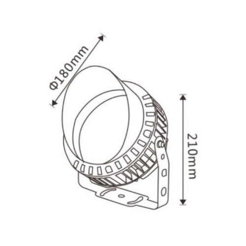 LEDER Dimmable Aluminum 18W CREE LED Spike Light