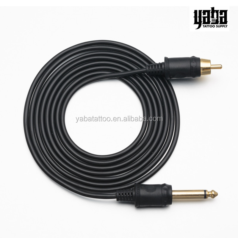 2018 Yaba Double colors Silicone elastic 4.5 m RCA Tattoo Clip Cord