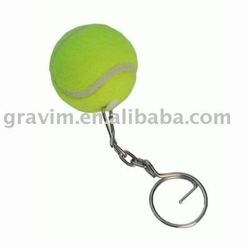 Tennis Ball Keyring