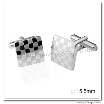 Laser Engraved Metal Cufflink