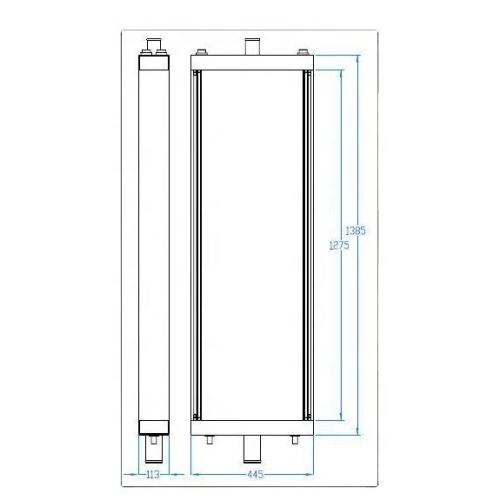 209-03-41210 Radiateur Kern Geschikt voor Eacavator PC800SE-8