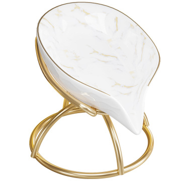 Hot Selling Leaf Shape Soap Box Drain Soap Holder Bathroom Shower Dish Storage