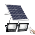 100w200w300w500w Un panneau solaire avec deux projecteurs solaires