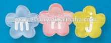12mm flower alphabet beads