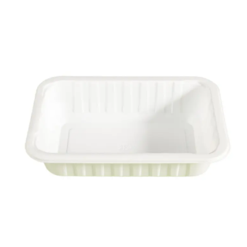 White Food Grade PP Food Serving Tray