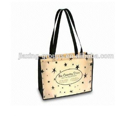 Eco-friendly laminated pp recycle tote bag,customized print