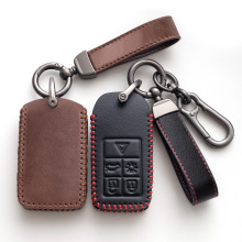 Leather Handmade Keychain Case for Volvo XC60/XC40/S60/XC90 Keys