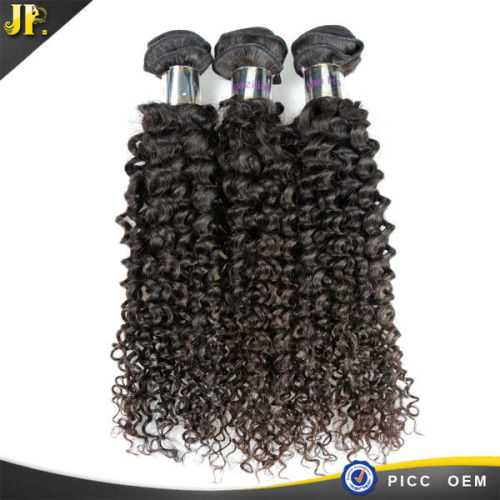JP silky fashion natural soft top quality new fresh hair different types of curly weave hair