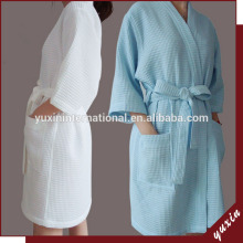 Waffle robe Customized Logo Cheap Cotton Waffle Hotel Bath Robe WR1-0013