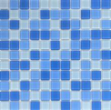 Factory blue glass swimming pool mosaic