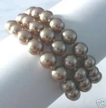 fashion silver grey shell beads SPB0031