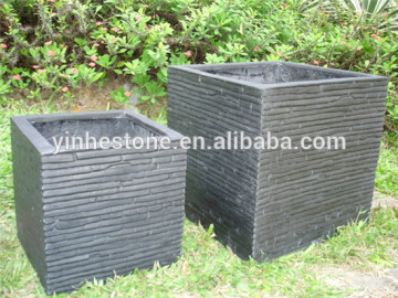 slate flower pot, slate pot, slate pot for flower