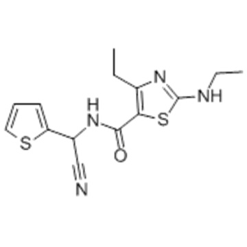 5-thiazolecarboxamide, N- (cyano-2-thiénylméthyl) -4-éthyl-2- (éthylamino) CAS 162650-77-3