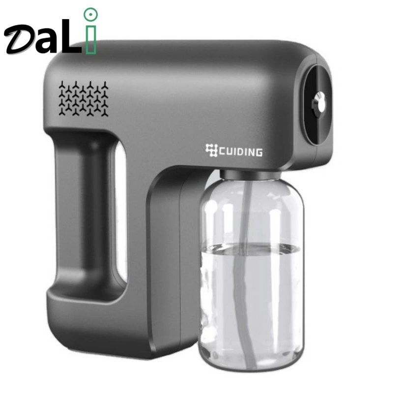 New 400 Ml Wireless Electric Sanitizer Sprayer Disinfects Blue Light Home Office Sterilizing Nano Spray Gun Sprayer Atomizer