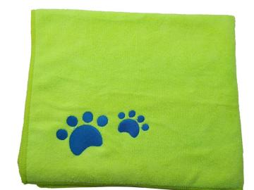 Microfiber Embroidered Bath Towel
