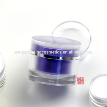 Plastic Acrylic Frosted Cosmetic Cream Jar 50 ml