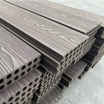 TAP & GO Plastic Trex Decking: Outdoor WPC 3D Embossed Composite Garage Floor Tiles