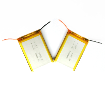 Lipo Cells 605070 2500mAh 3.7V Lithium Ion Battery for Tablet Computer