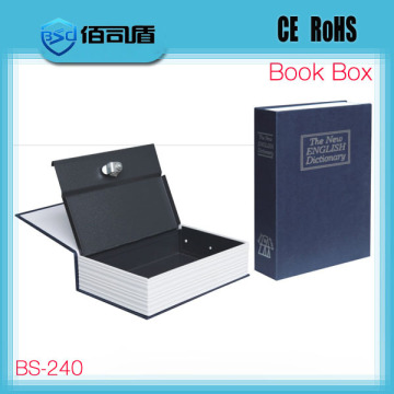 MECHANICAL BOOK SAFE BOX MINI STEEL BOOK SAFE BOX