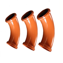 90D Concrete Pump Bend Pipe 5 Inch Schwing Seamless Bend
