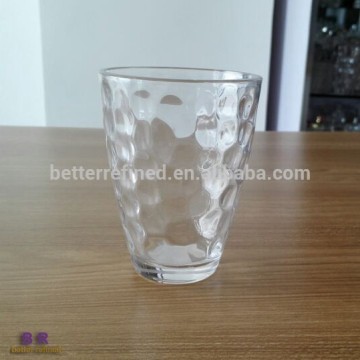 8oz Bubble Crystal Clear glass tumbler