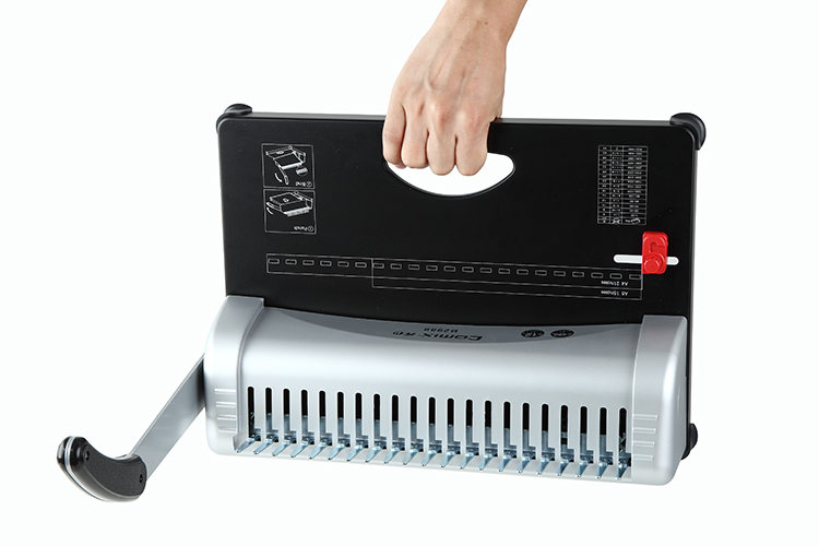 Office efficiency convenient for moving binding notebook, workbook, calender, documents etc 21 holes Comb Binding Machine