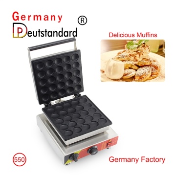 25 pcs poffertjes grill machine con tapa