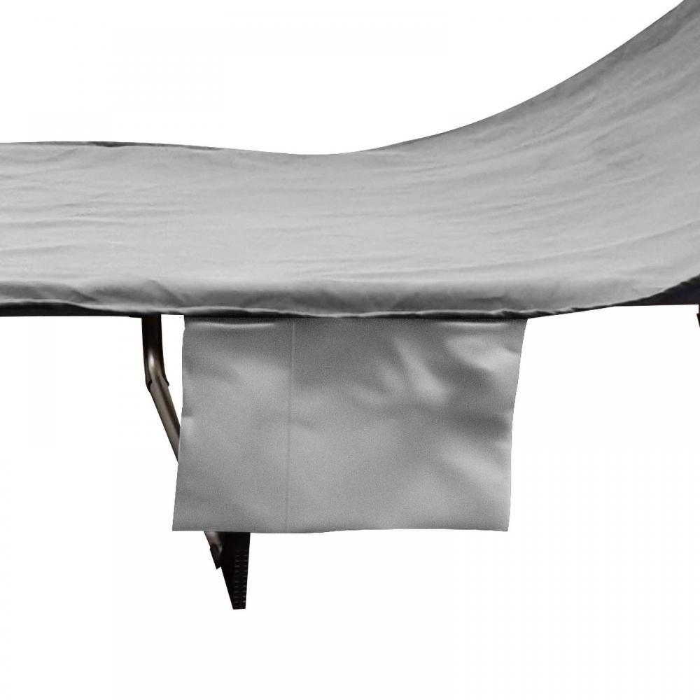 Microfiber Beach Lounger Cover With Side Pockets