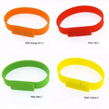 factory price silicon bracelet usb drive