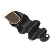 13*4 top lace closure silk straight 100% human hair closure,human hair with frontal lace closure