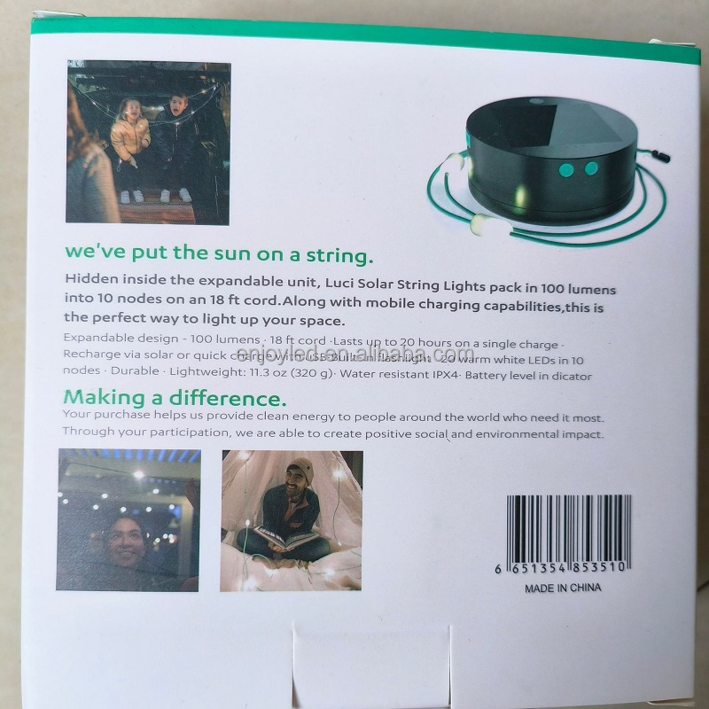 New Arrival Practical Easy Carry Multi Functions Optional LED Light Used For Outdoor Camping Tent Garden for boat yacht forest