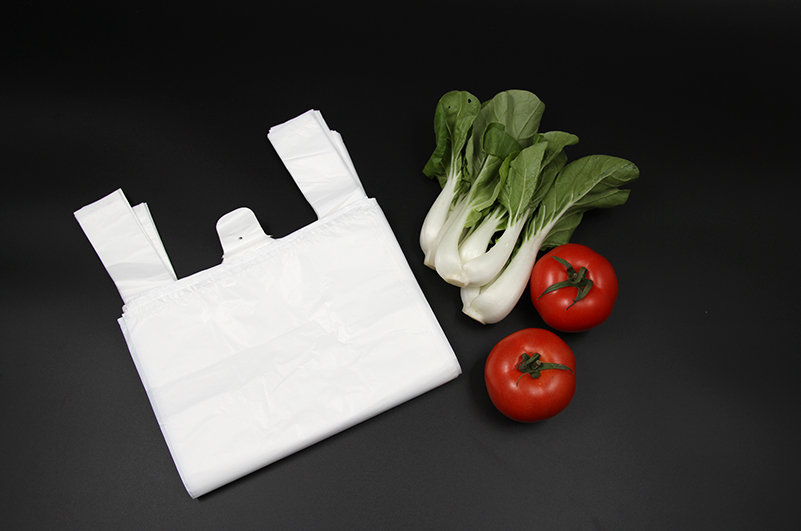 Bio-degradable Plastic T Shirt Shopping Bag