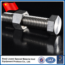 Baoji Liuwei M10 ANSI 18.2.2 titanium Hex thick nuts