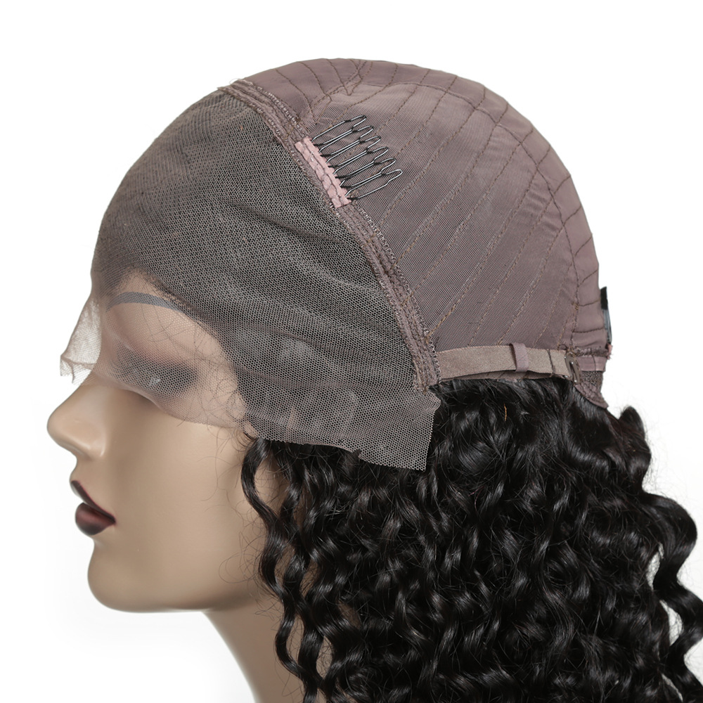 Eli Deep wave lace front human hair wig cuticle aligned wig for women Pre Plucked Hairline