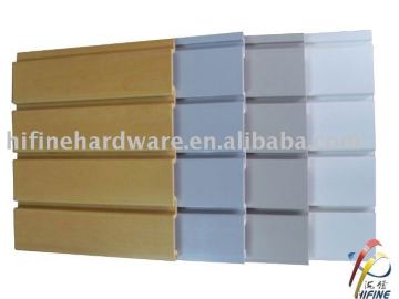 PVC slatwall panel for garage storage system