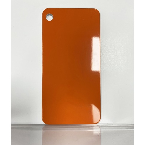 Gloss Orange Aluminum Sheet Plate 1.6mmThick 5052 H32